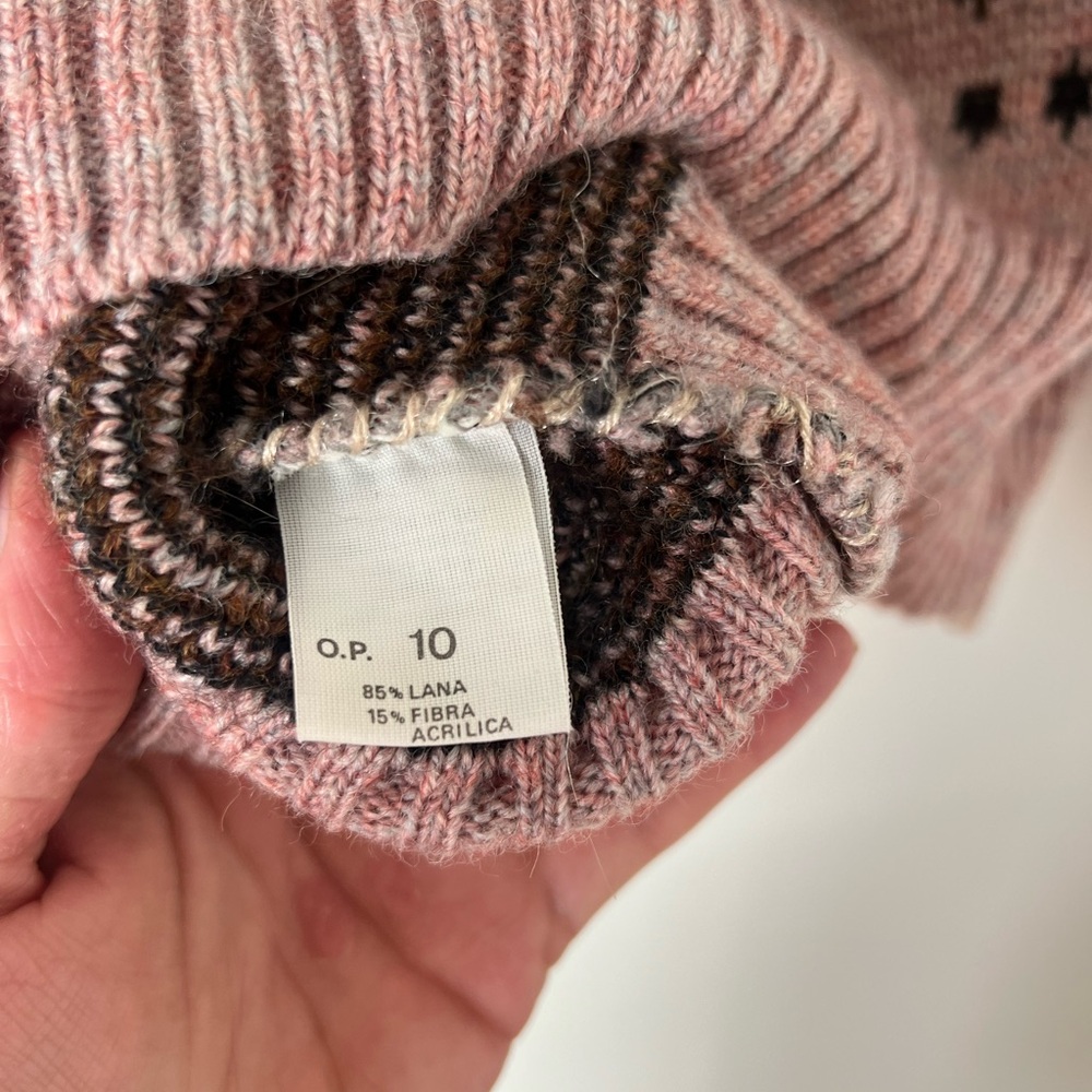 Vintage Geometric 85% Wool Sweater Made In Peru Host Pick ๐ฅณ๐๐ - Picture 8 of 10